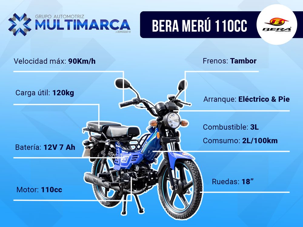 Ficha técnica moto bera